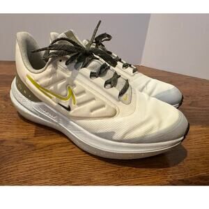 Nike Women’s Air Winflo 9 Shield Running Shoes Ivory – Sz 8.5 Performance Style
